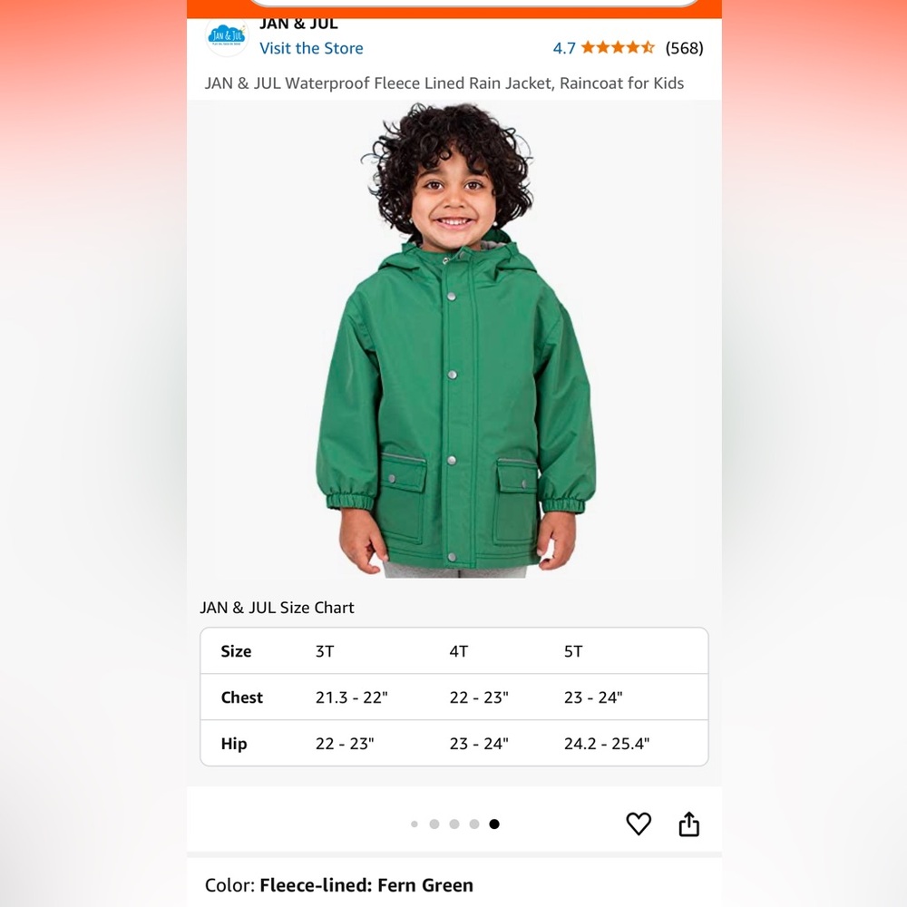 NWT Waterproof Rain Jacket!